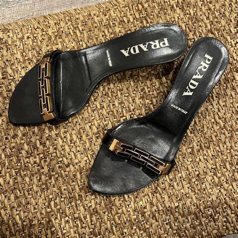 prada mule heel|vintage prada mules.